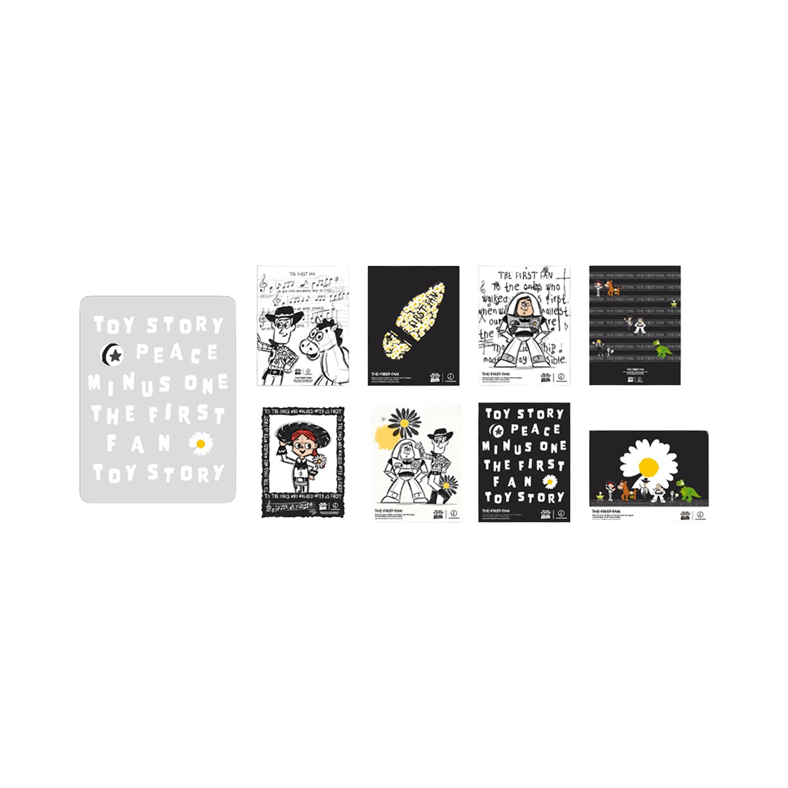 - Peaceminusone x Toy Story The First Fan Postcard 01 (Set of 8)