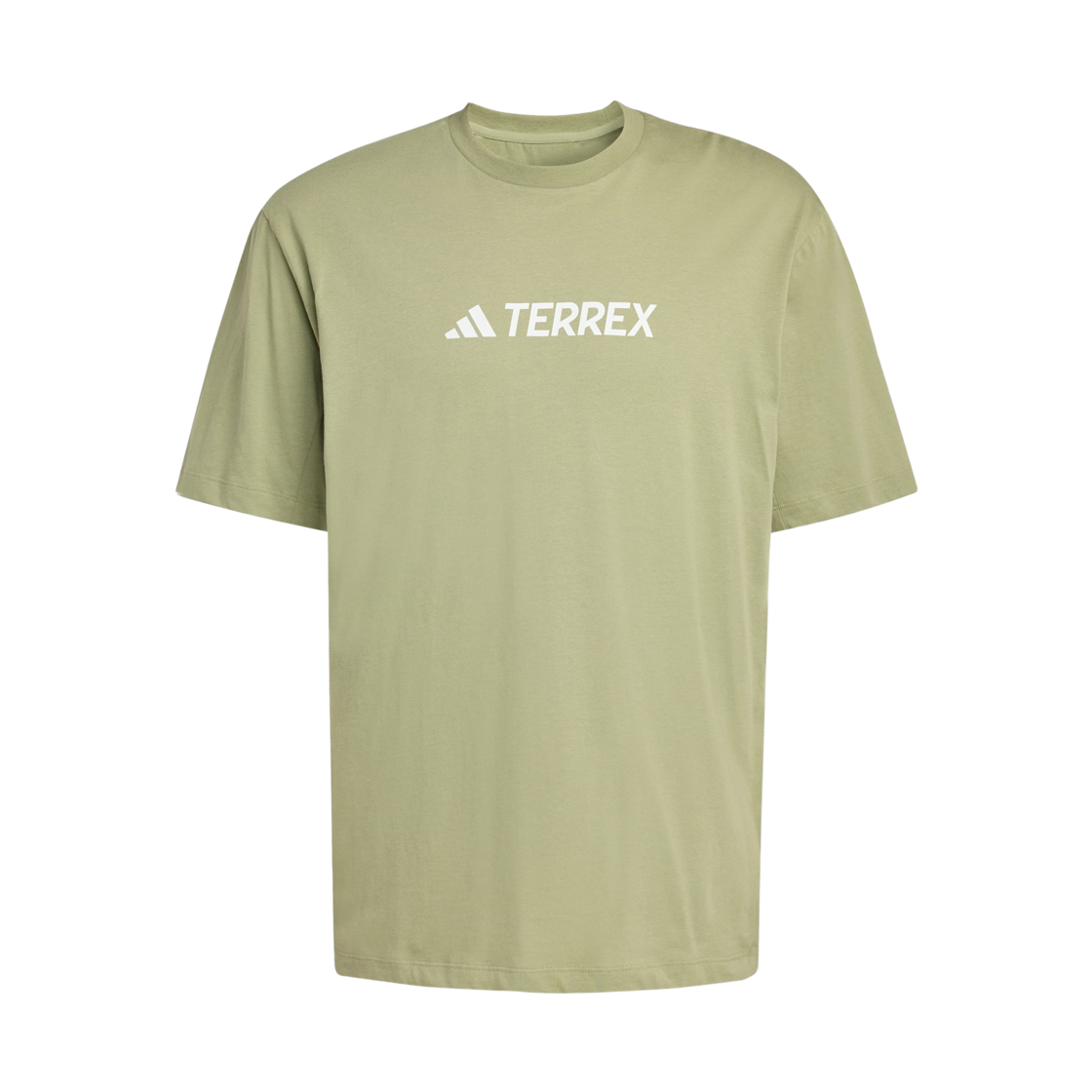 JZ1168 Adidas Terrex Classic Logo T-Shirt Tent Green - KR Sizing