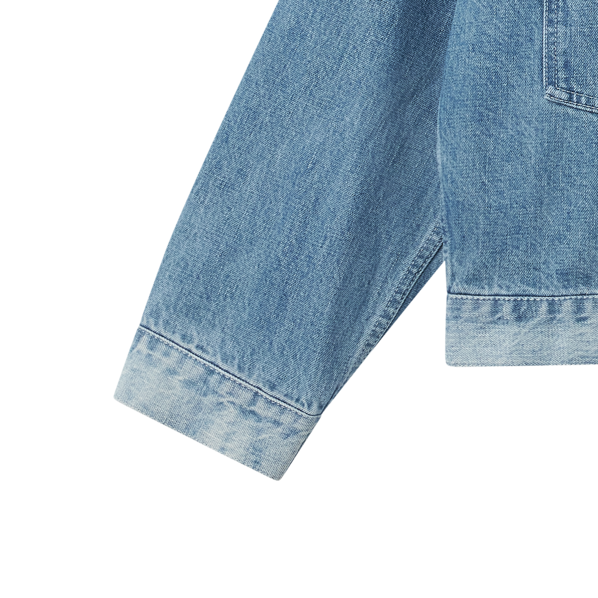 아크릴 데님 박시 자켓 아이스 워시 - 26FW(AKRYL Denim Boxy Jacket Ice Wash - 26FW) - 4