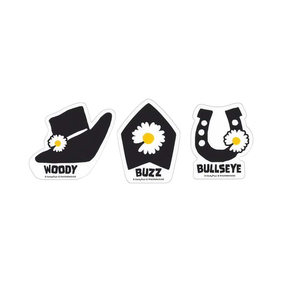 - Peaceminusone x Toy Story The First Fan Reusable Sticker 01 (Set of 3)