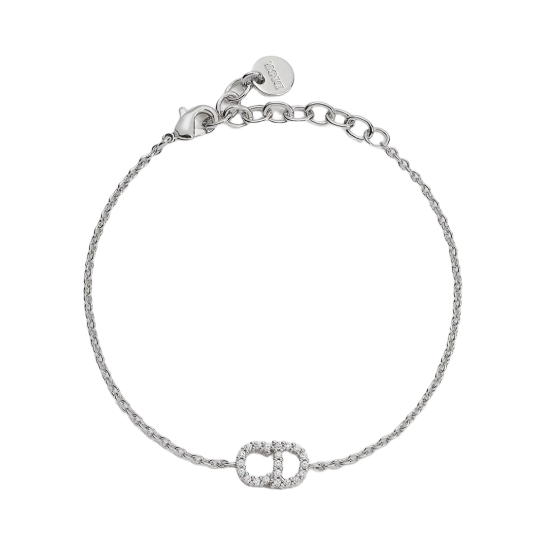 디올 클레어 D 룬 브레이슬릿 실버 피니쉬 메탈 스파클링 크리스탈(Dior Clair D Lune Bracelet Silver Finish Metal Sparkling Crystals) - 1
