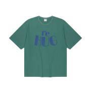 UNIVERSE GARMENT RE HUG Crack T-Shirt Green