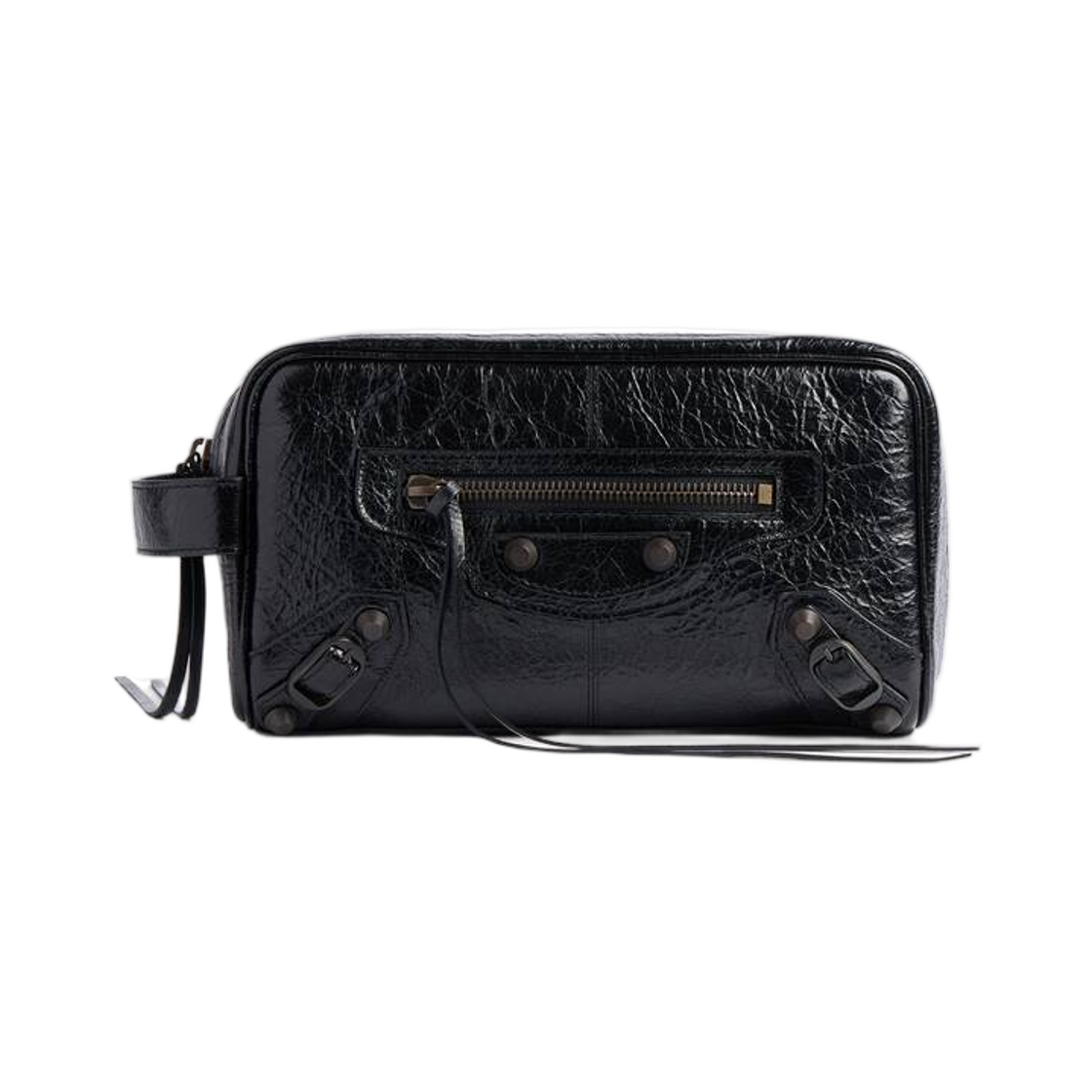 8726682ABFY1000 Balenciaga Le City Toiletry Pouch Black