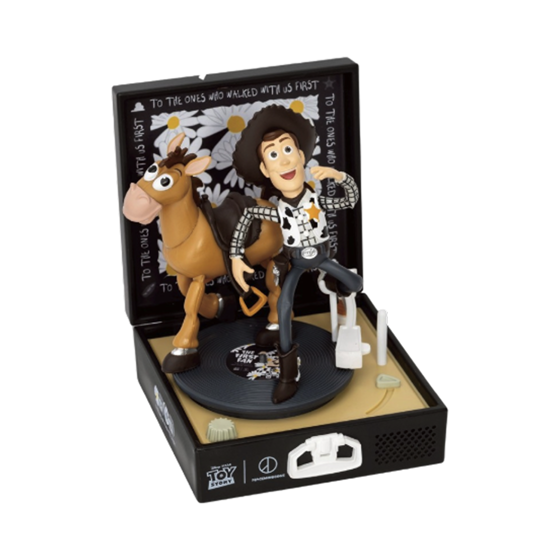 피스마이너스원 x 토이 스토리 더 퍼스트팬 디오라마 피규어 레코드 플레이어(Peaceminusone x Toy Story The First Fan Diorama Figure Record Player)