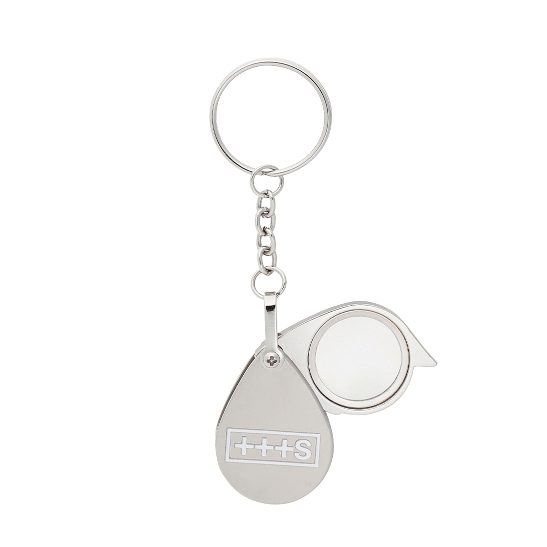 [KREAM 단독] 카비시 x 하현상 로고 매그니파이어 키링 실버([KREAM 단독] CAVISH × Ha Hyun Sang Logo Magnifier Keyring Silver)