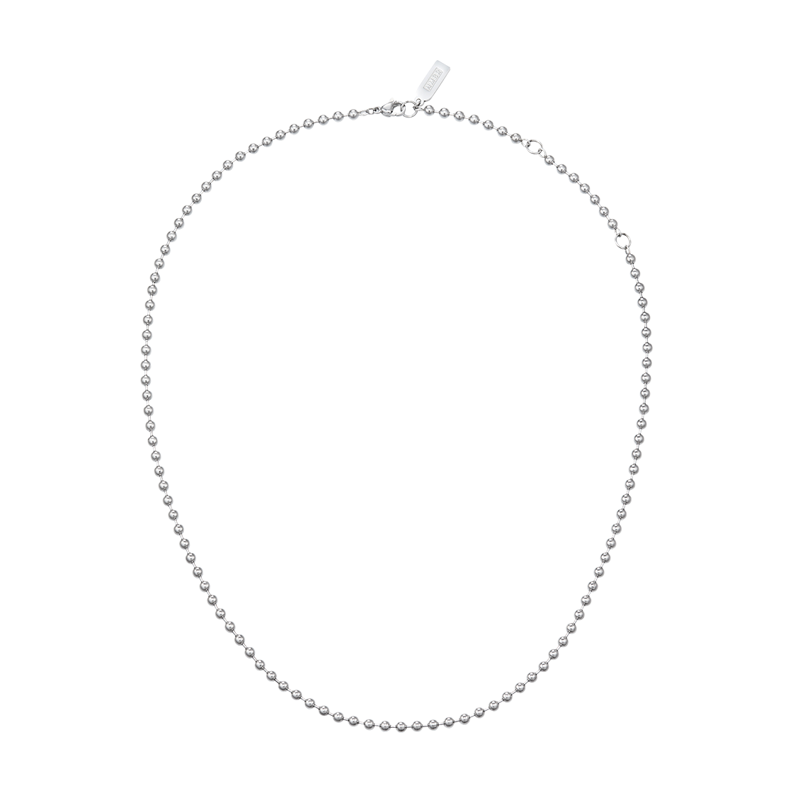 넘버링 #5885 (3mm) 볼 체인 네크리스 실버(NUMBERING #5885 (3mm) Ball Chain Necklace Silver) - 1