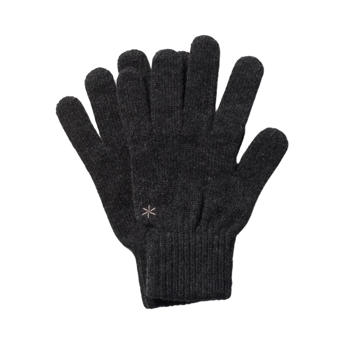 스노우 피크 워셔블 울 니트 글러브 차콜(Snow Peak Washable Wool Knit Gloves Charcoal)
