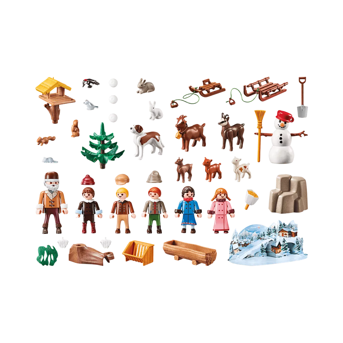 플레이모빌 어드벤트 캘린더 하이디의 겨울 세계(Playmobil Advent Calendar Heidis Winter World) - 1