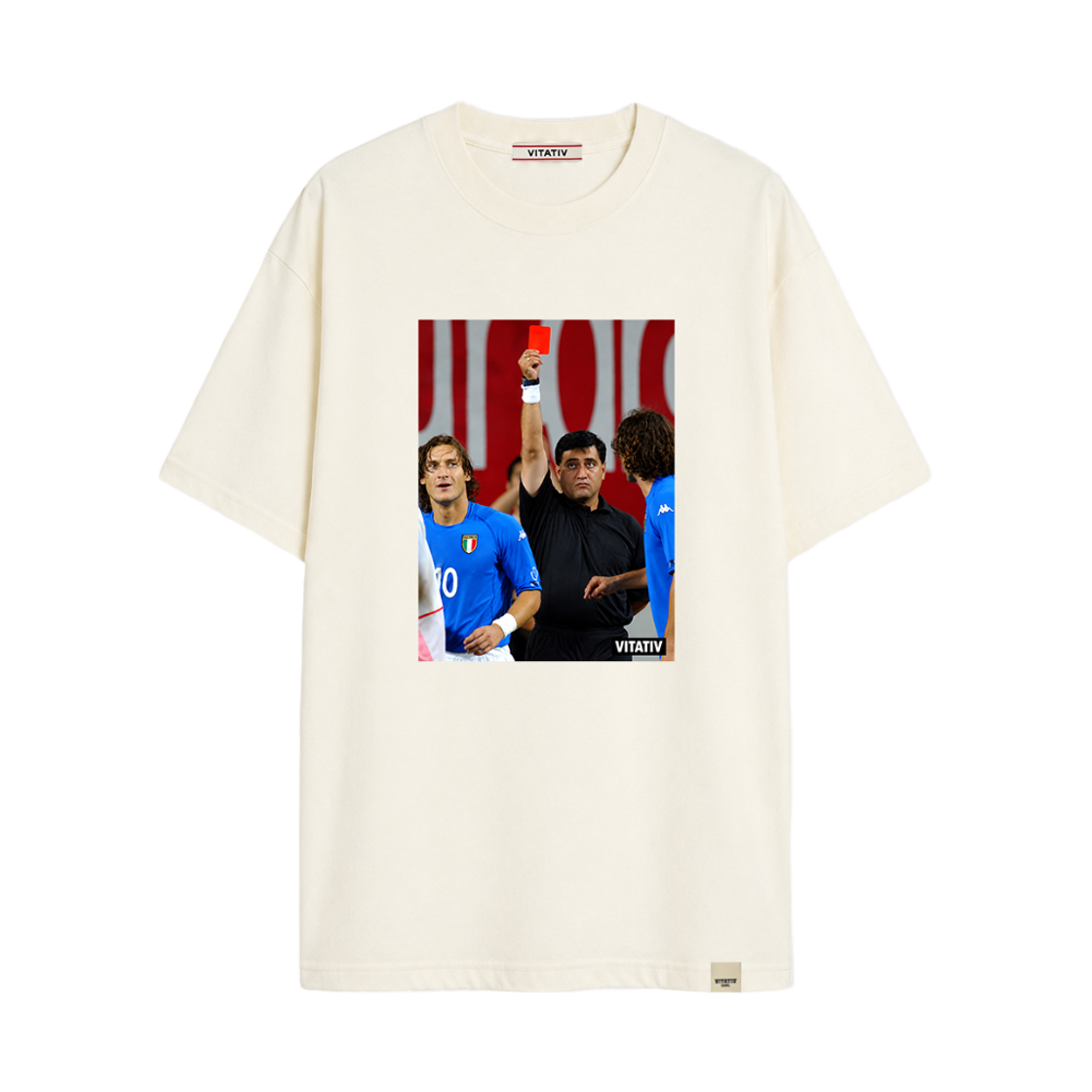 20260630t1 VITATIV Red card Tee Ivory