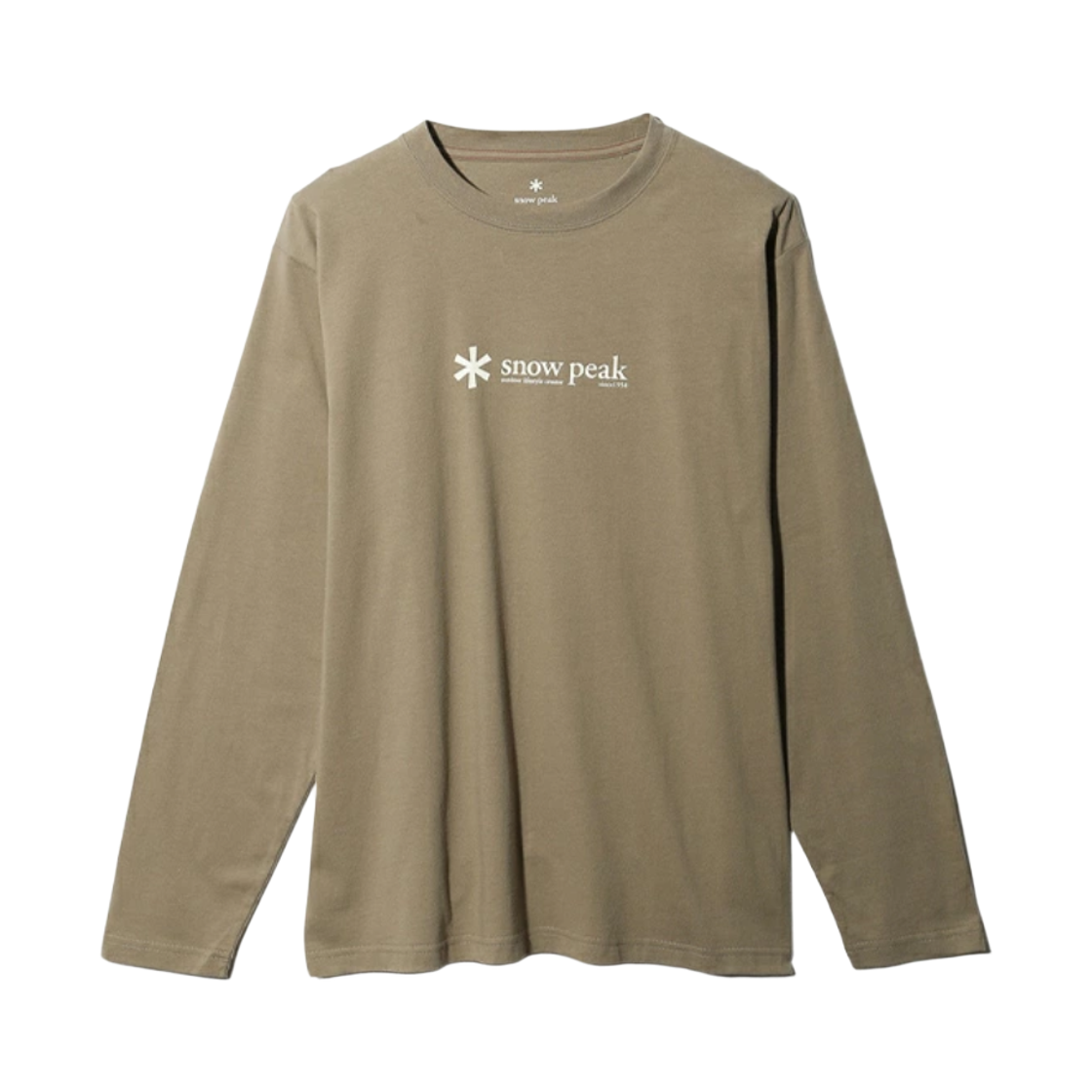 스노우 피크 소프트 코튼 로고 롱슬리브 티셔츠 프로(Snow Peak Soft Cotton Logo Long Sleeve T-Shirt Pro)