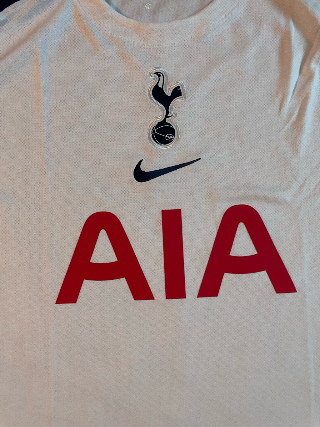 Nike Tottenham Hotspur 2025/26 Stadium Home Dri-Fit Football Replica Jersey White Light Iron Ore (Non Marking Ver.) 착용 스타일 - 2