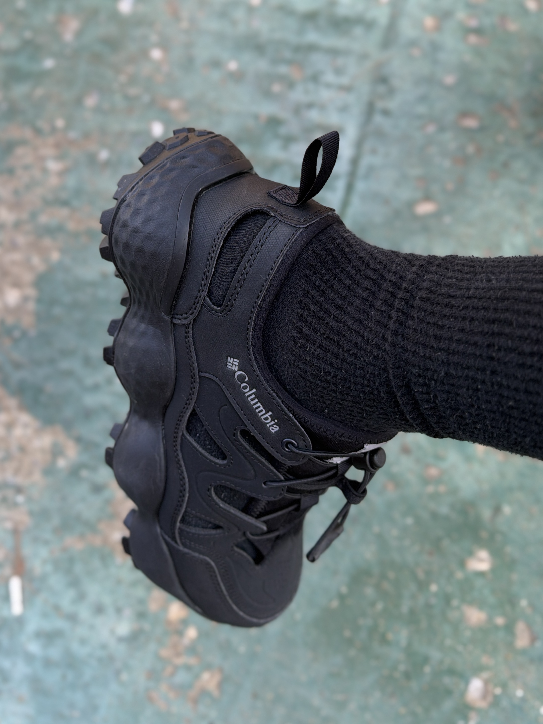 Columbia Thrive Revive Shandal Black Monument 착용 스타일 - 6
