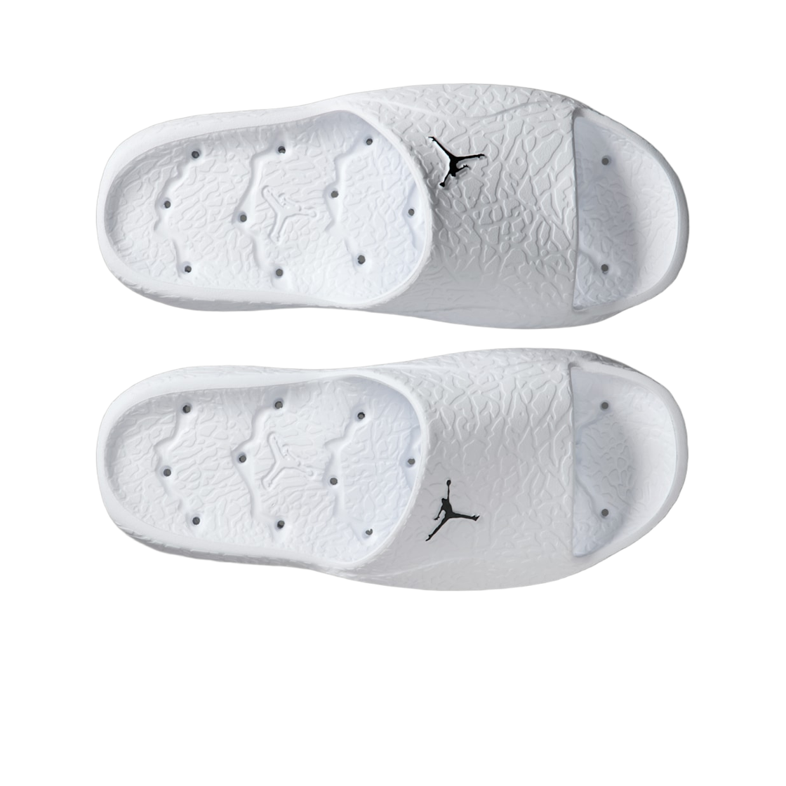 조던 프랜차이즈 샤워 슬라이드 화이트 블랙(Jordan Franchise Shower Slides White Black) - 2
