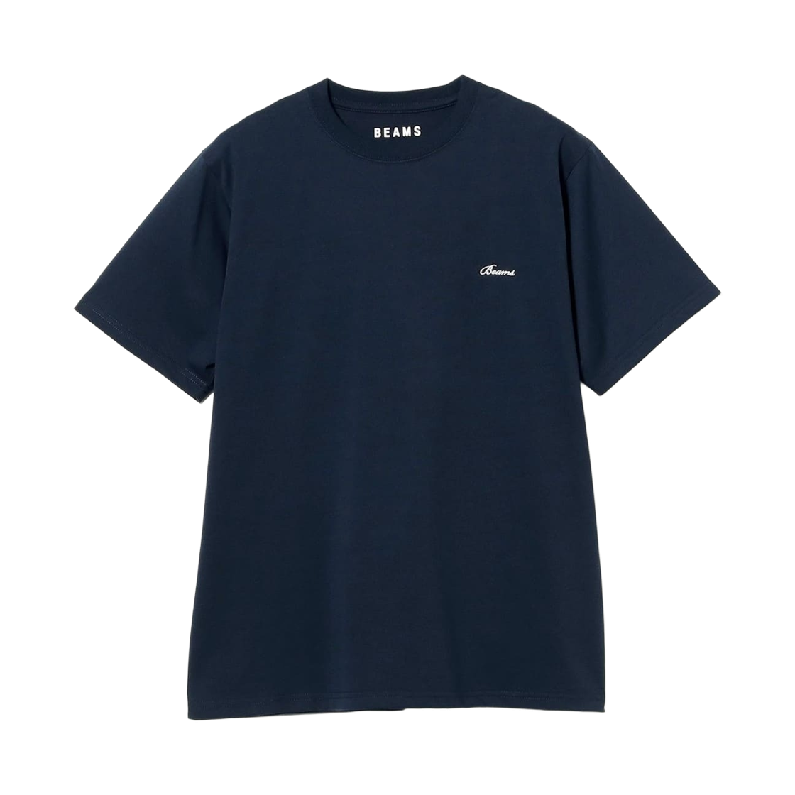 11-04-1478-803 Beams One-Point Design Basic Fit T-Shirt Navy