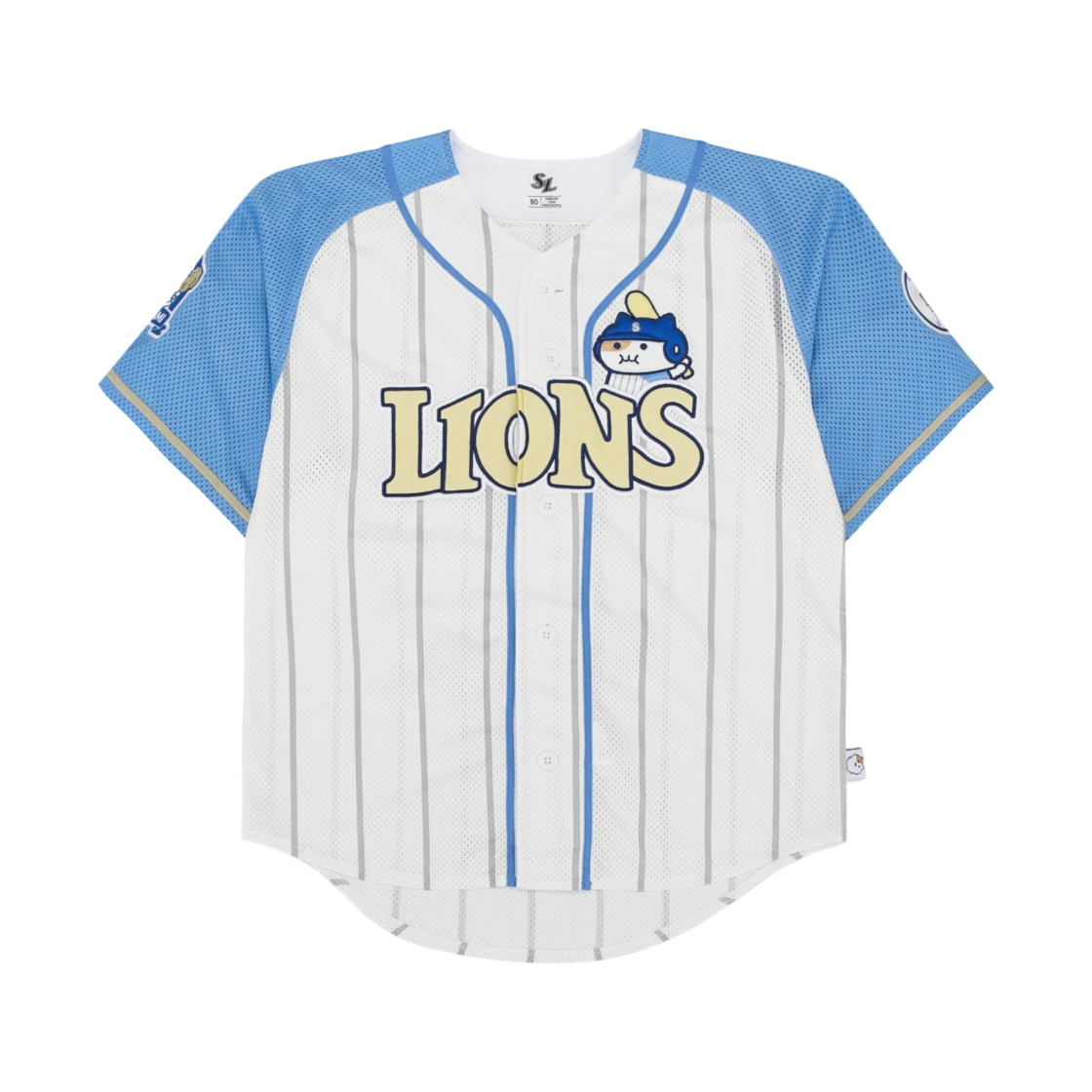 삼성 라이온즈 x 쫀냐미 유니폼 유니폼 화이트 (논 마킹 버전)(Samsung Lions x Zzonnyami Uniform White (Non Marking Ver.))