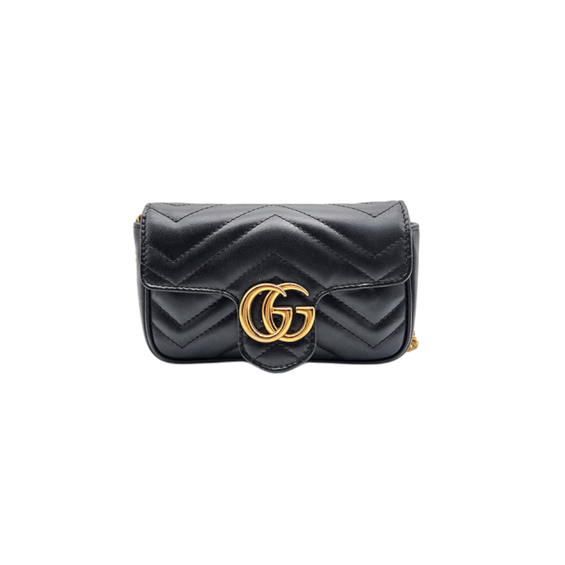 IT8LN2HQQNTW Gucci GG Marmont Matelasse Super Mini Crossbody Bag 476433 L888169