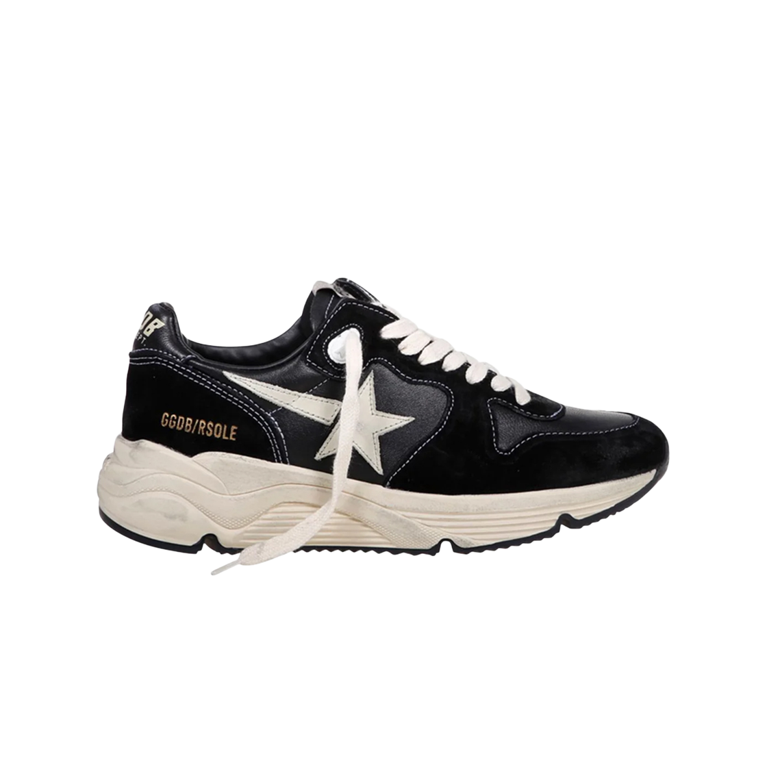 [17% 쿠폰] (W) 골든구스 러닝 솔 스니커즈 블랙 화이트([17% 쿠폰] (W) Golden Goose Running Sole Sneakers Black White) - 1