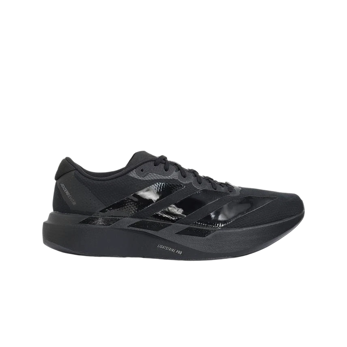 KH8426 Adidas Adizero EVO SL Woven Core Black Iron Metallic
