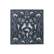 Thevinylhouse Tvh Western Pattern Bandana Navy
