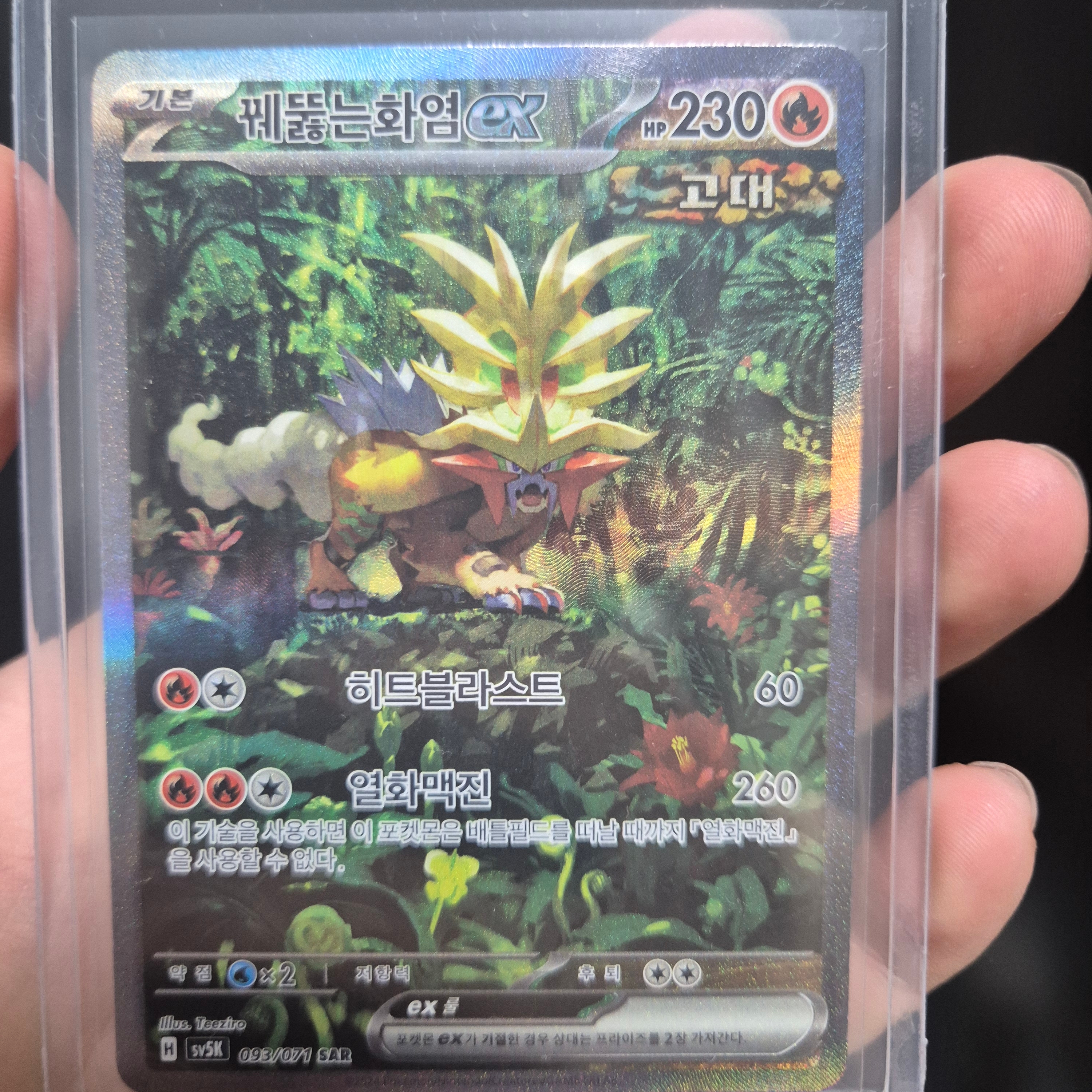 Pokemon TCG Scarlet & Violet Expansion Pack Wild Force Box (Pack of 30) 착용 스타일