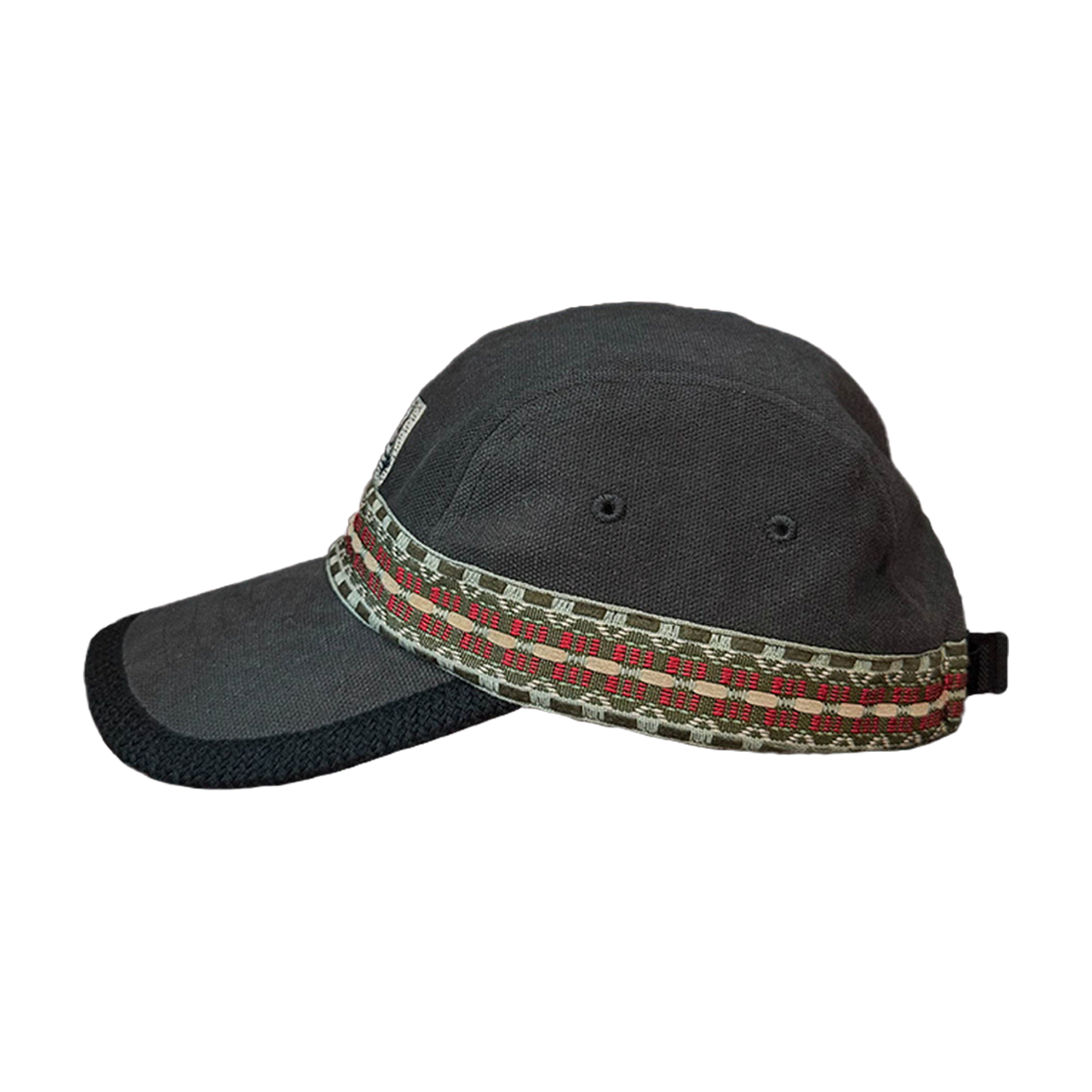 갈릭블루스 트라이벌 자카드 캠프 캡 차콜&아보카도(GARLICBLUES Tribal Jacquard Camp Cap Charcoal & Avocado) - 2