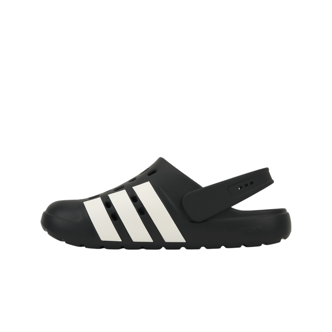 아디다스 아딜렛 클로그 2.0 코어 블랙 클라우드 화이트(Adidas Adilette Clog 2.0 Core Black Cloude White) - 3