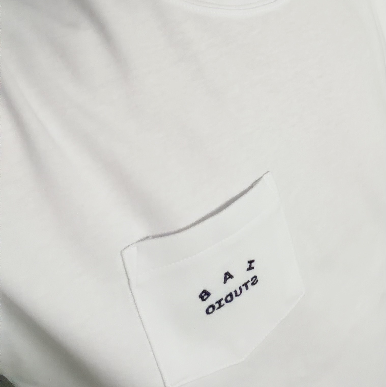IAB Studio IAB Pocket T-shirt White 착용 스타일