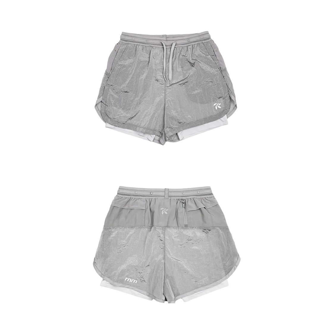 알엔알엔 숏츠 002 2IN1 그레이 L(rnrn Shorts 002 2In1 Grey L)