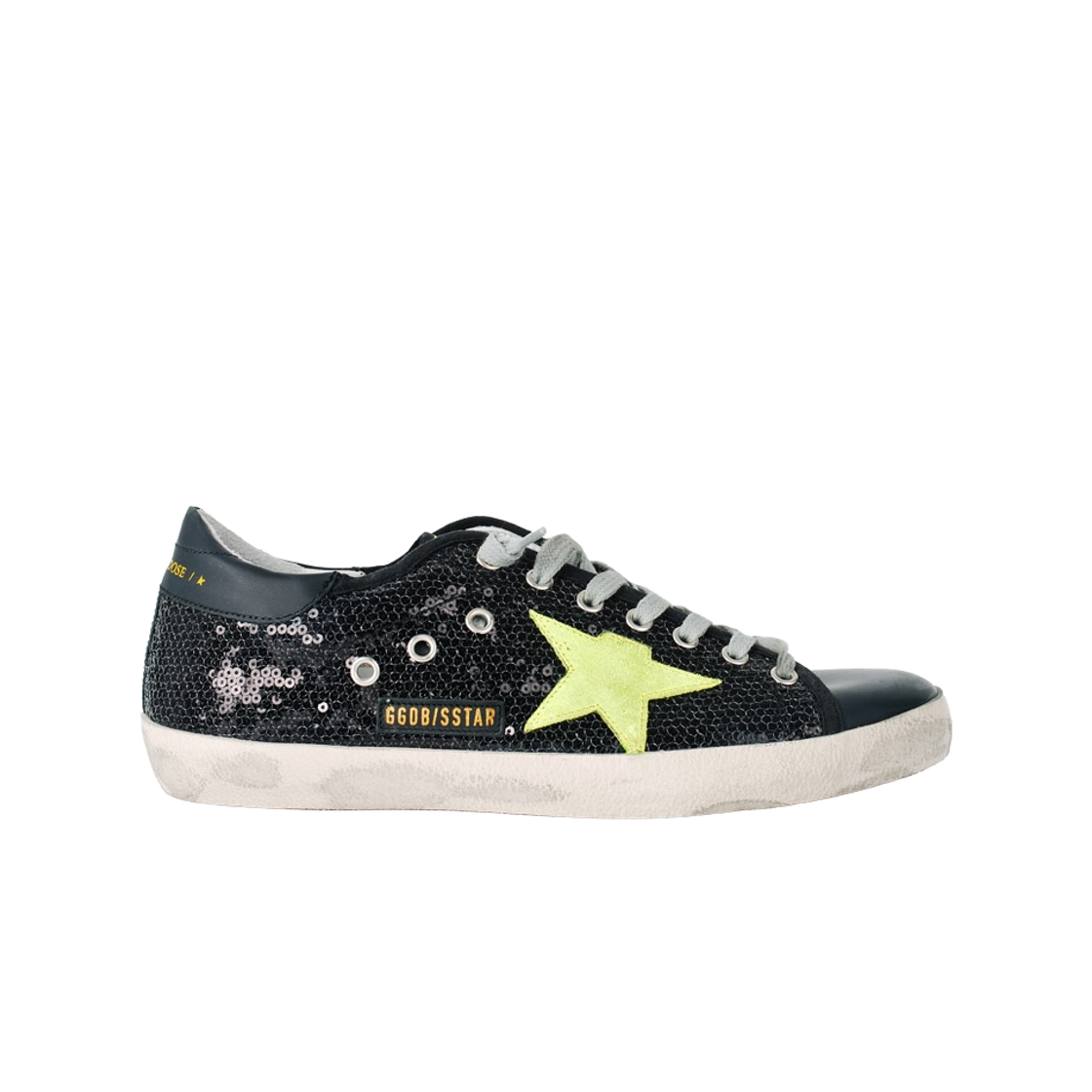 [17% 쿠폰] 골든구스 15주년 슈퍼스타 스니커즈 블랙 네온([17% 쿠폰] Golden Goose 15th Anniversary Super-Star Sneakers Black Neon)