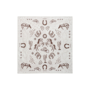 Thevinylhouse TVH Western Pattern Bandana Cream