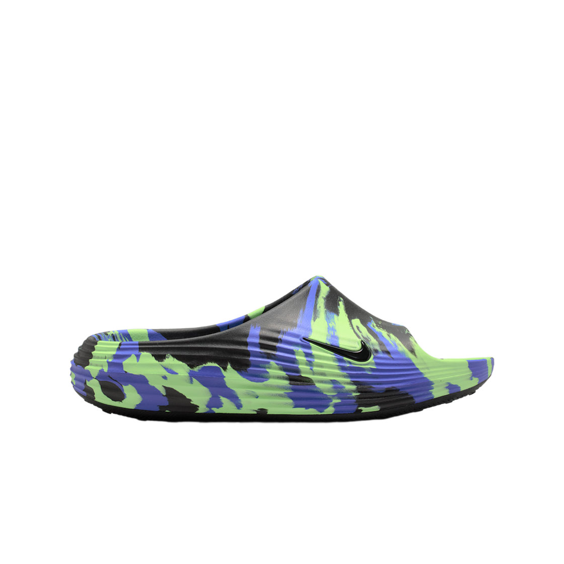 IR1432-001 Nike ReactX Rejuven8 SE Black Lime Blast Sapphire Black