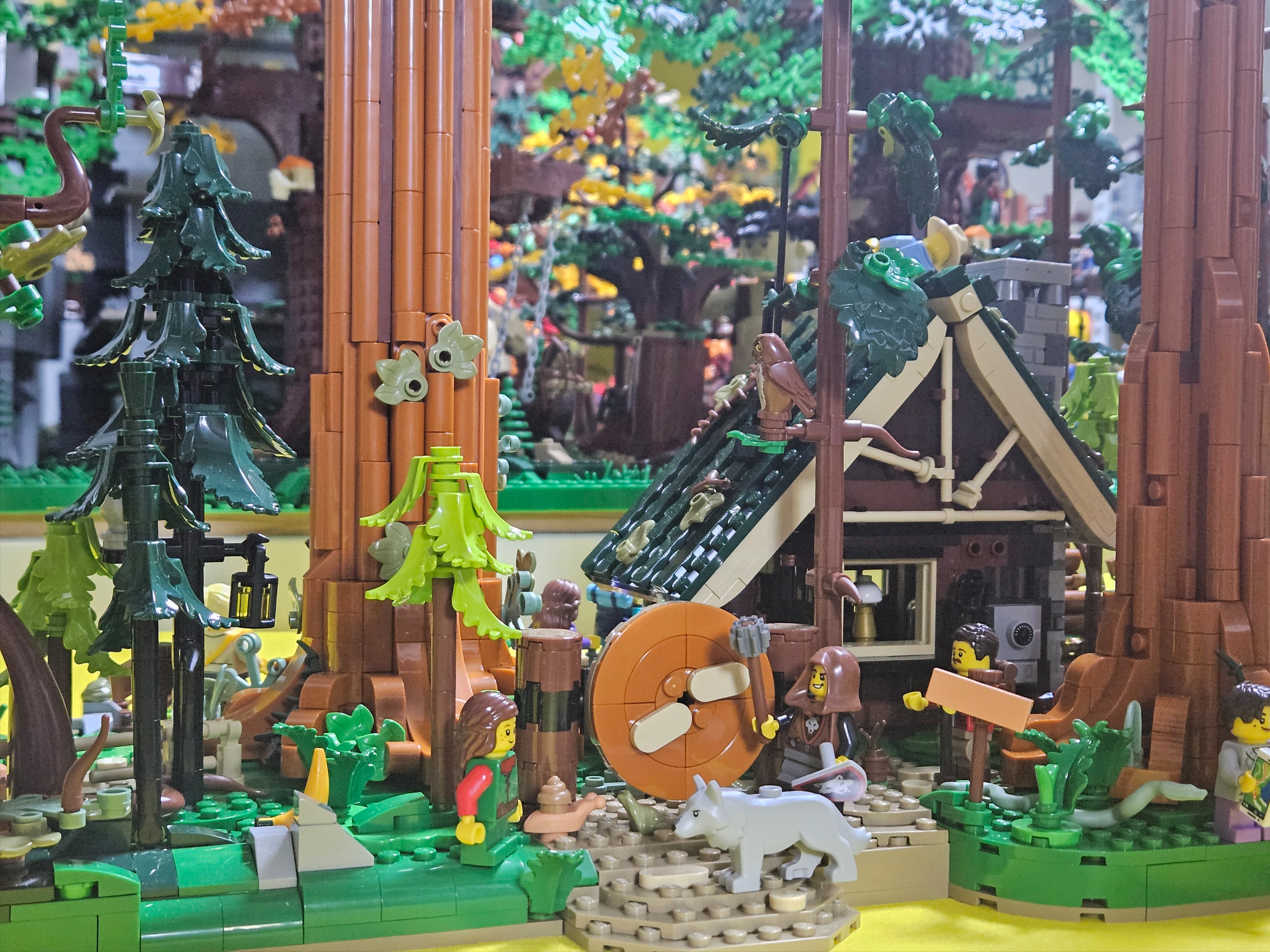 Lego Bricklink Sequoia Tree Trail 착용 스타일 - 8