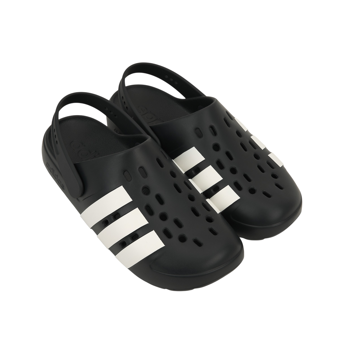 아디다스 아딜렛 클로그 2.0 코어 블랙 클라우드 화이트(Adidas Adilette Clog 2.0 Core Black Cloude White) - 4