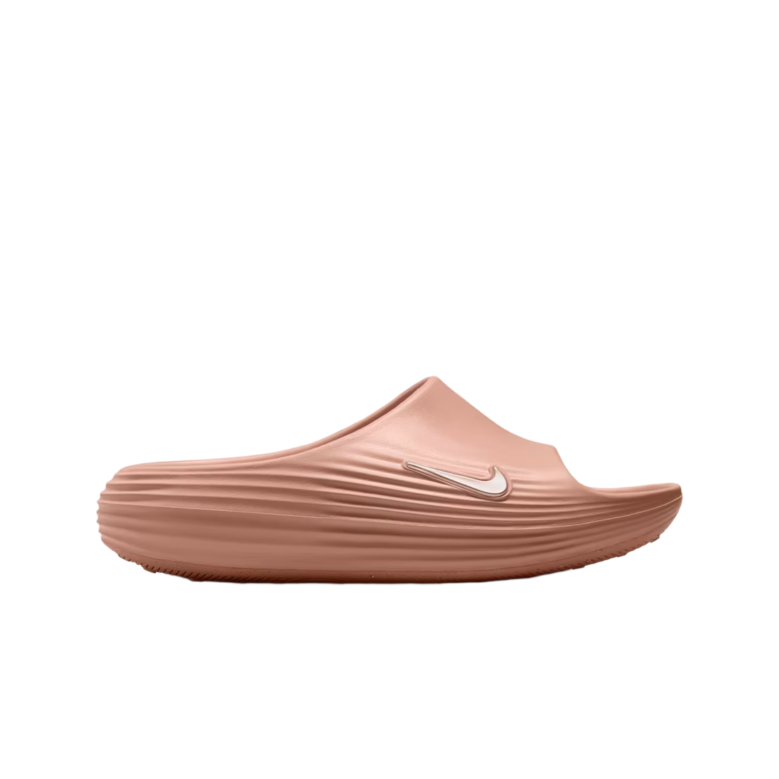 HV4484-601 Nike ReactX Rejuven8 Slides Rose Gold