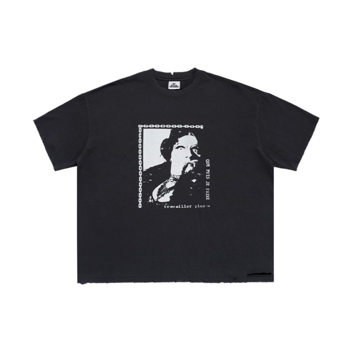 엠제이디 오버사이즈 스크림 티셔츠 블랙(MJD Oversized Scream T-Shirt Black) - 1