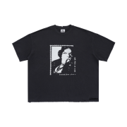 MJD Oversized Scream T-Shirt Black