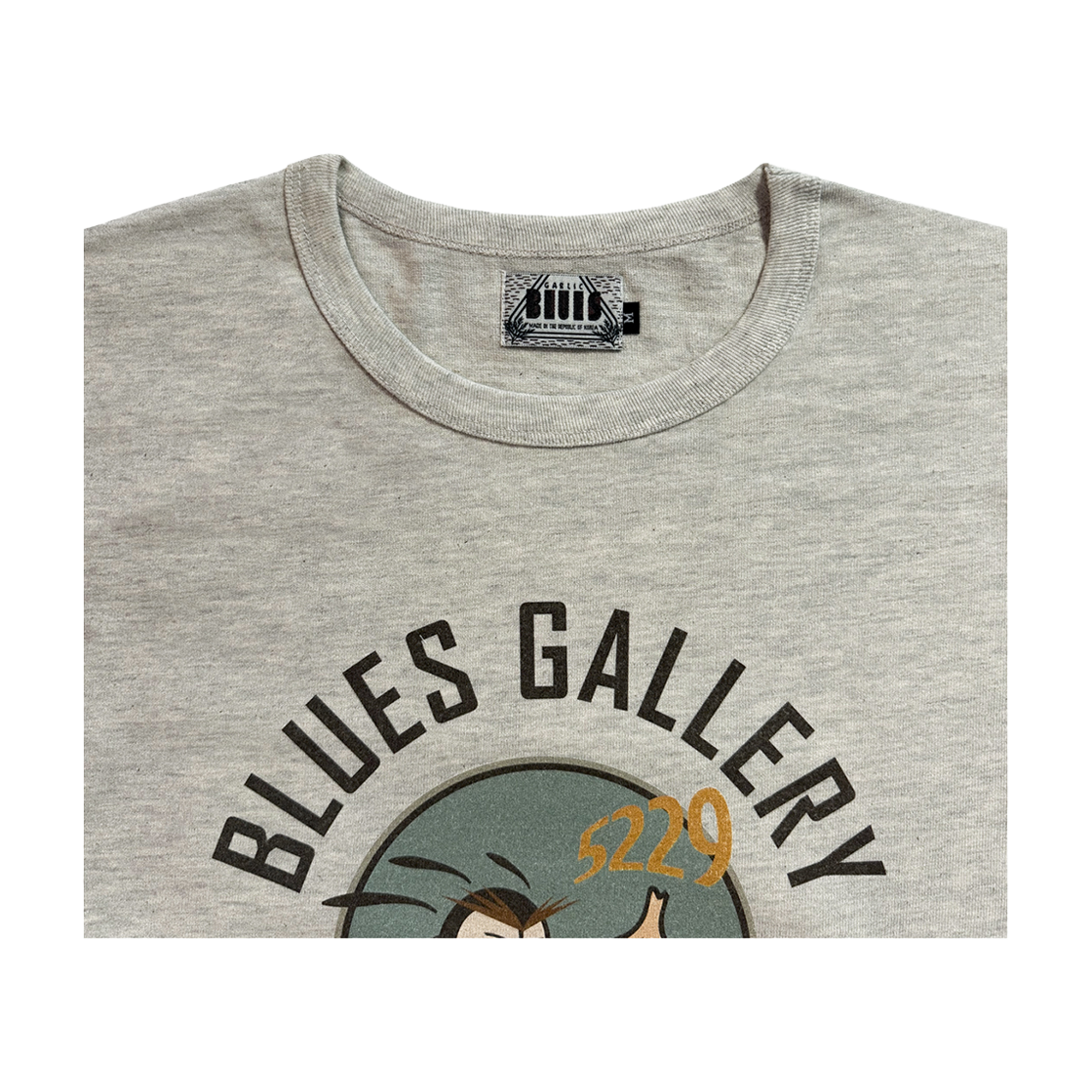 갈릭블루스 "런" 펭귄 티셔츠 오트밀(GARLICBLUES "Run" Penguin T-Shirt Oatmeal) - 3