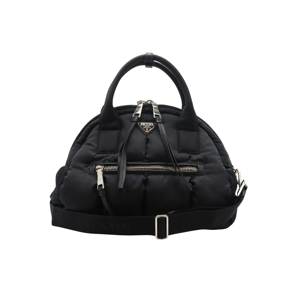 ITGDTK7GNDGT Prada BL0881 Re-Nylon Bomber Bowling Bag