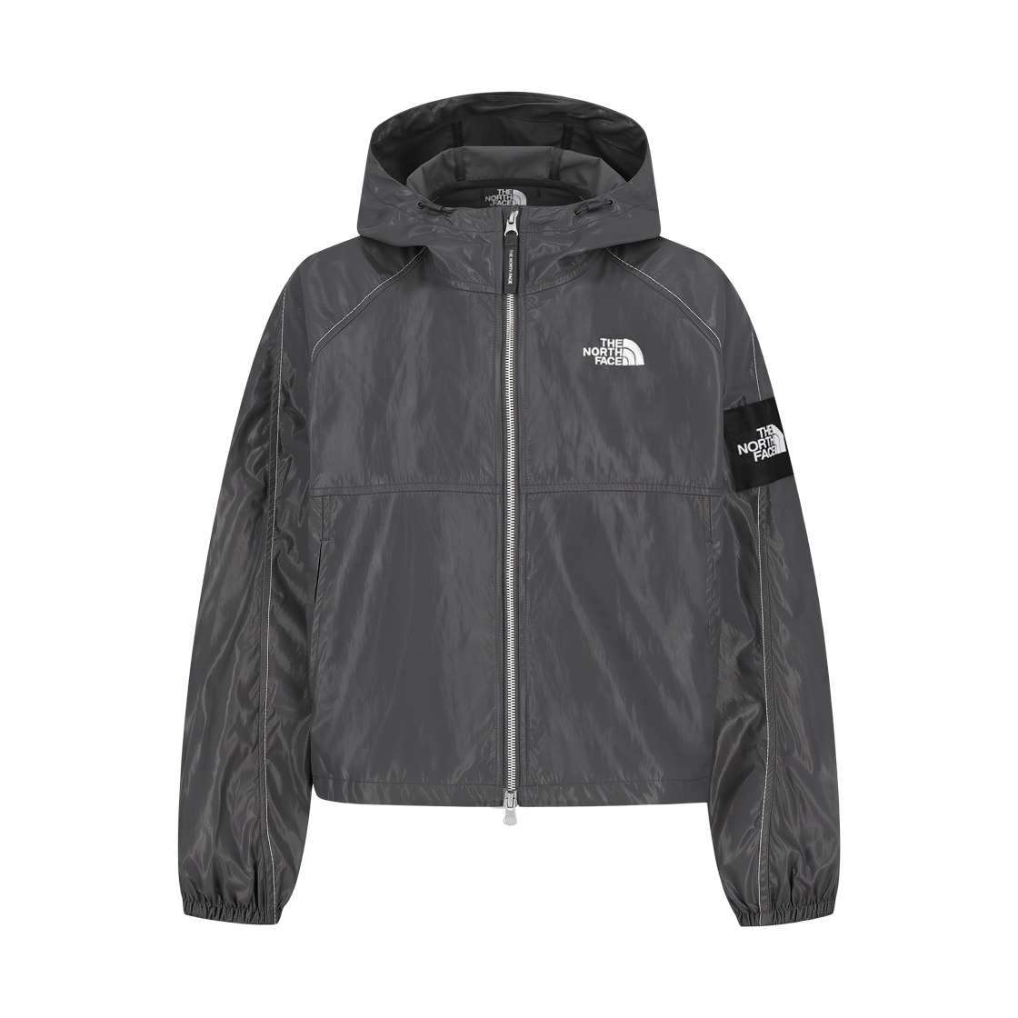 NJ3BS91K (W) The North Face White Label Novelty Olema Charcoal Grey
