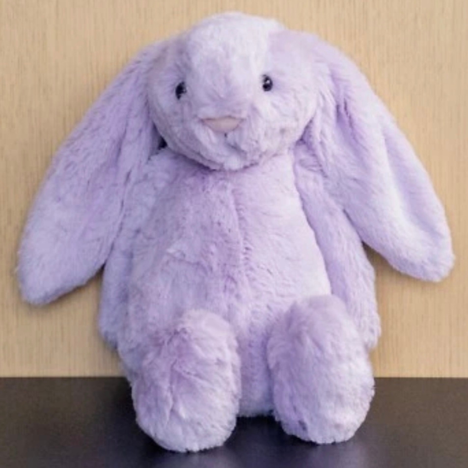 Jellycat Bashful Hippo Dusky Lilac 착용 스타일