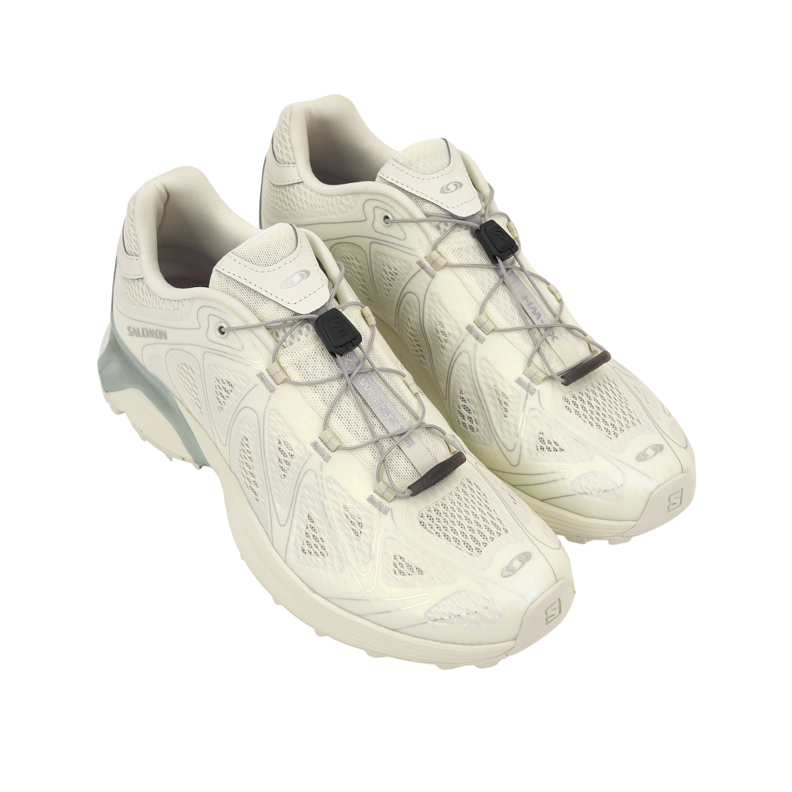 살로몬 XT-위스퍼 보이드 바닐라 아이스 풋웨어 실버(Salomon XT-Whisper Void Vanilla Ice Footwear Silver) - 4