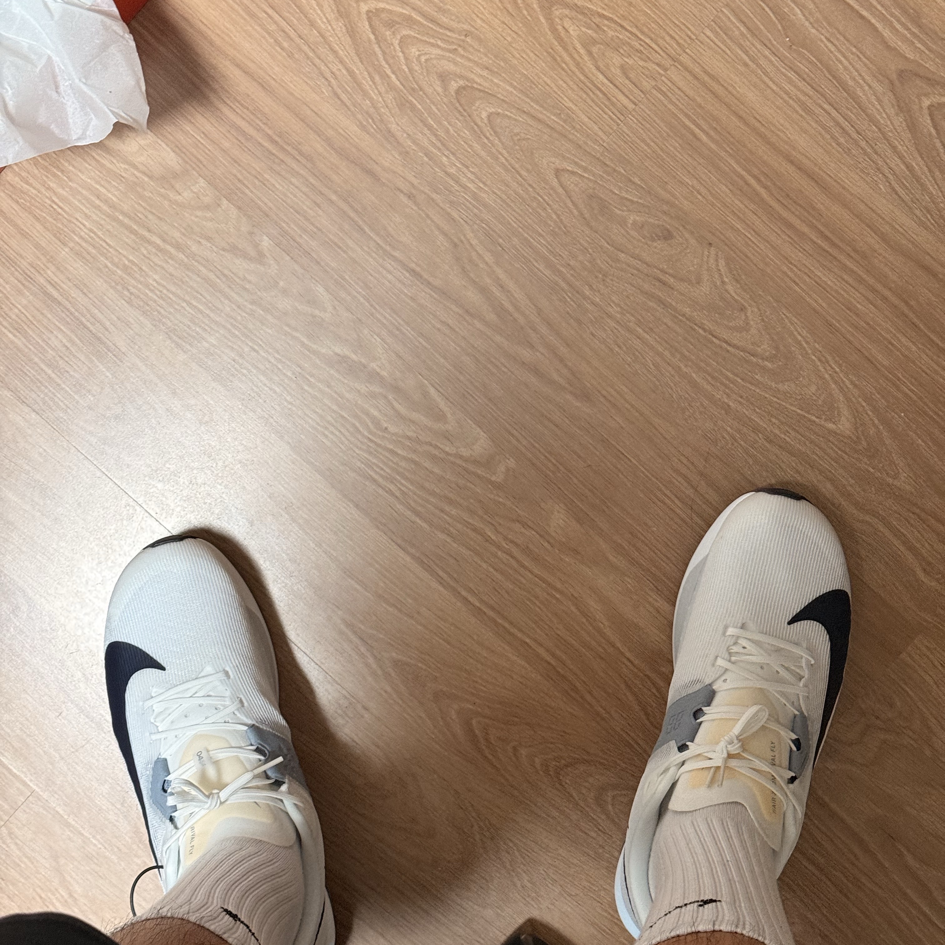 Nike Air Zoom Rival Fly 4 White Pure Platinum 착용 스타일 - 5