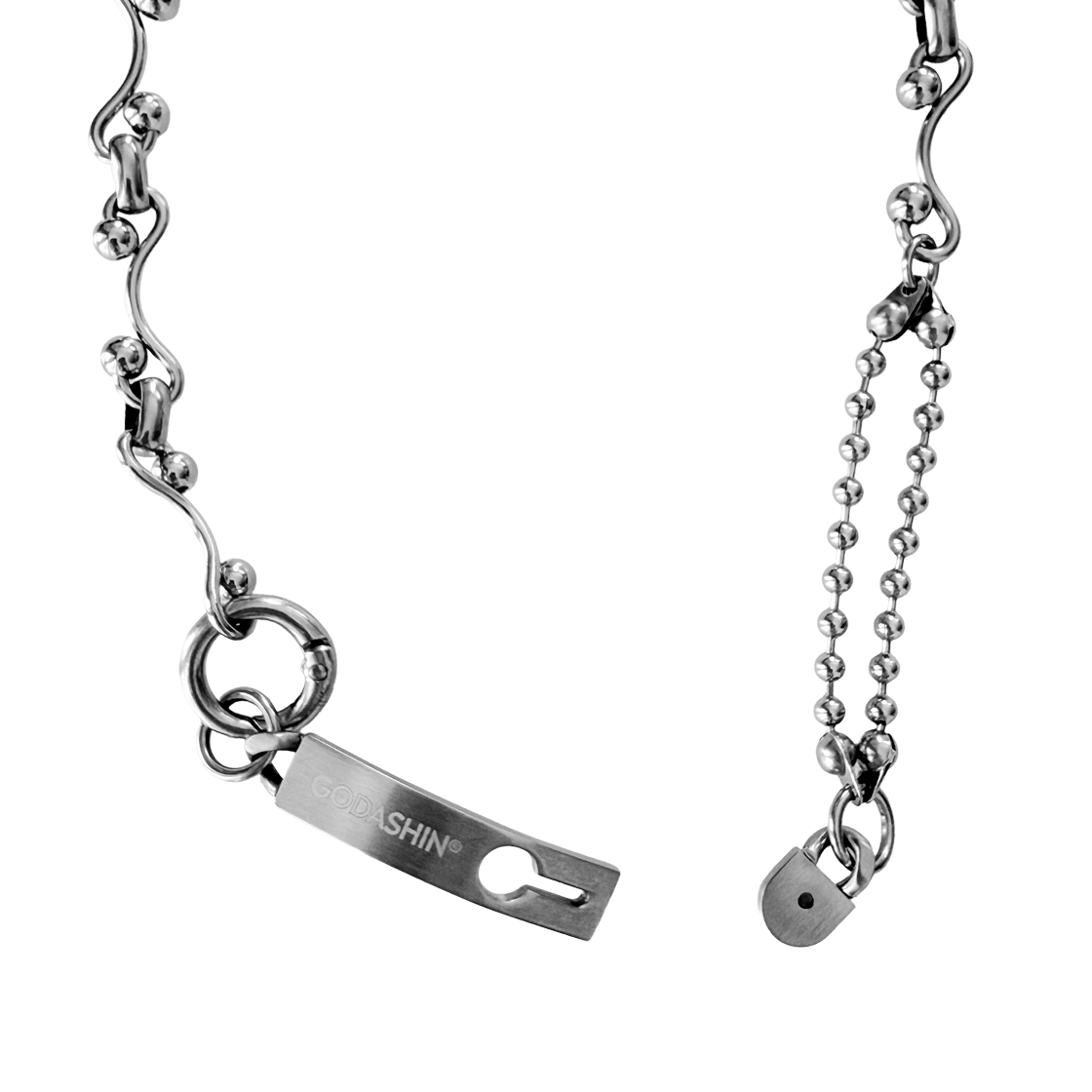 고다신 슬라이드 투 러브 체인 목걸이(GODASHIN Slide To Love Chain Necklace) - 3