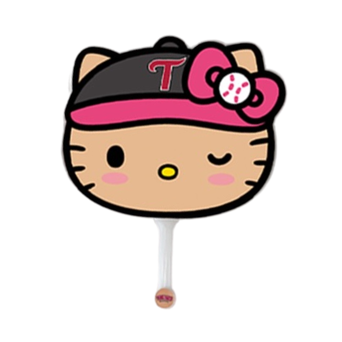 LG 트윈스 x 태닝 헬로 키티 왕부채(LG Twins x Tanning Hello Kitty Big Fan) - 1