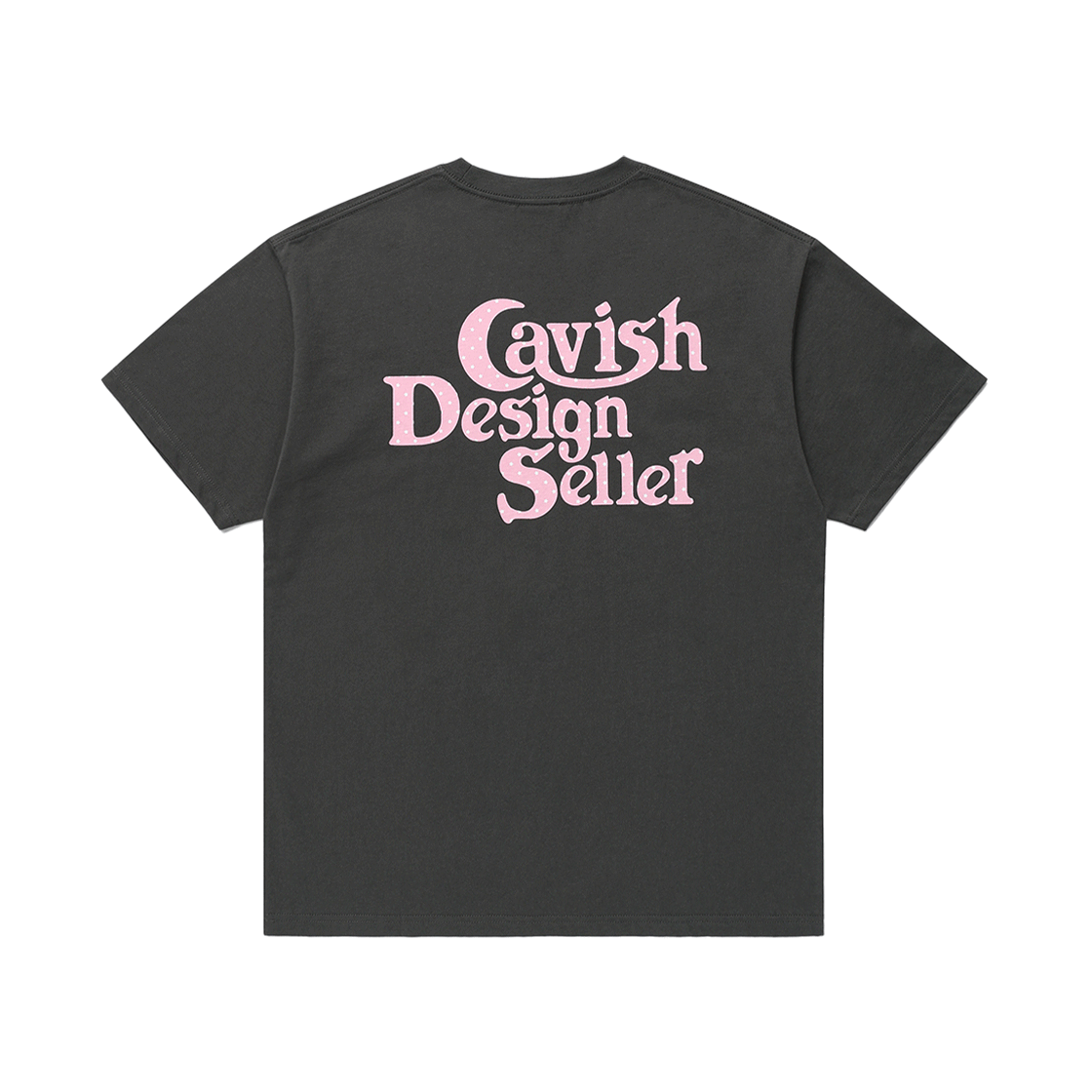 카비시 스타 셀러 로고 숏슬리브 티셔츠 차콜(CAVISH Star Seller Logo SS Tee Charcoal)