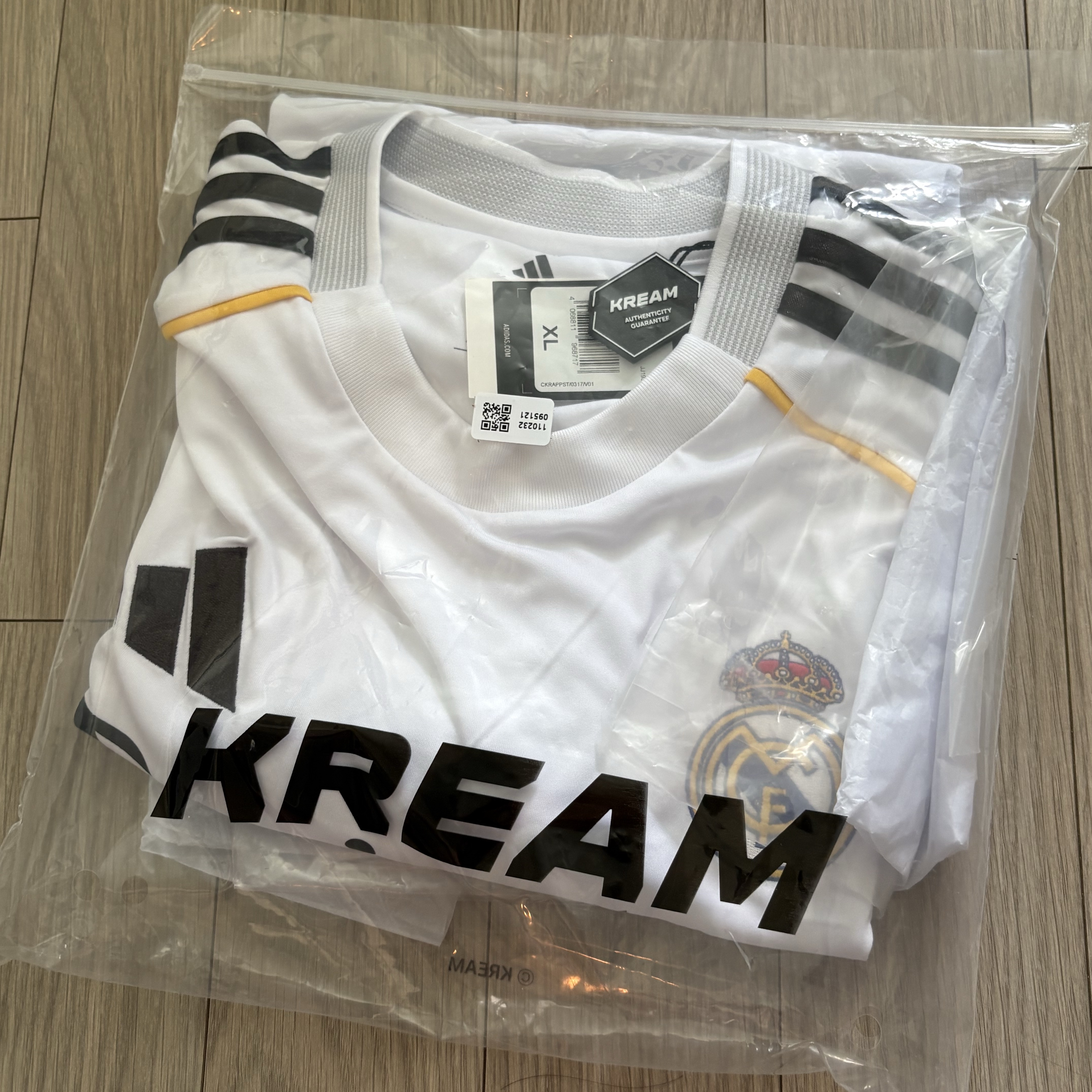 Adidas Real Madrid 2025/26 Home Jersey White - KR Sizing (Non Marking Ver.) 착용 스타일