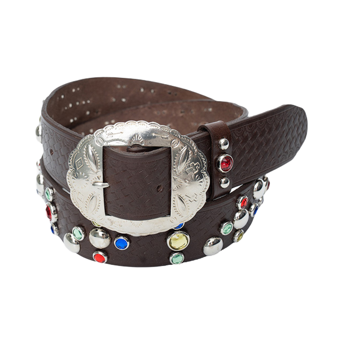 에이비오 x ACW 갤럭시 웨스턴 드레스 벨트 브라운(ABO x ACW Galaxy Western Dress Belt Brown)