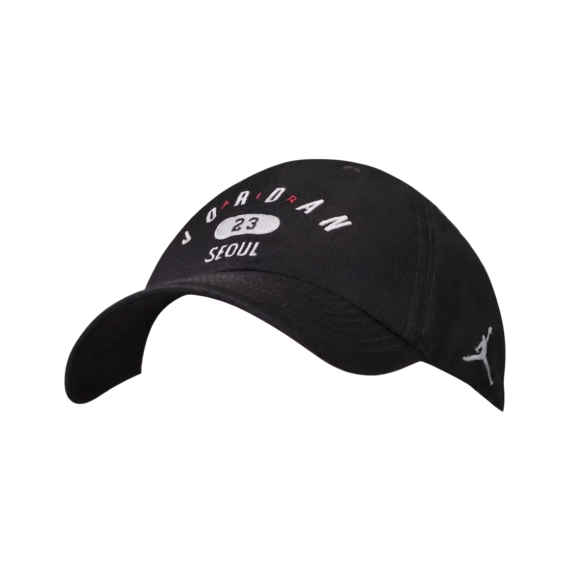 IM6072-010 Jordan Club Seoul Unstructured Cap Black White