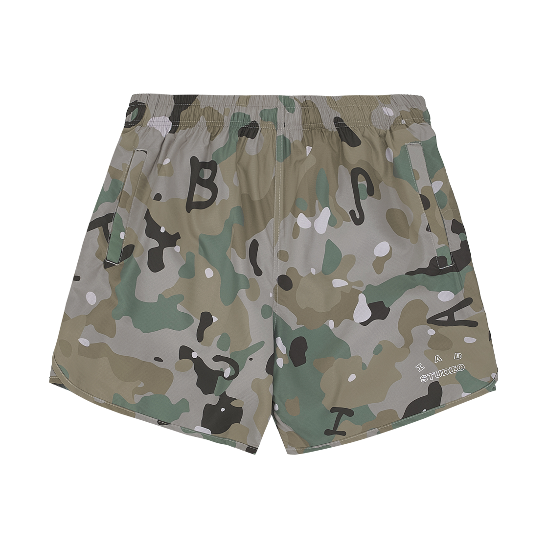 아이앱 스튜디오 아이앱 카모 쇼츠 카모플라쥬(IAB Studio IAB Camo Shorts Camouflage) - 1