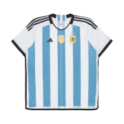 Adidas Argentina Home Jersey 2022 Winners 3-Star White Light Blue - KR Sizing (Non Marking Ver.)